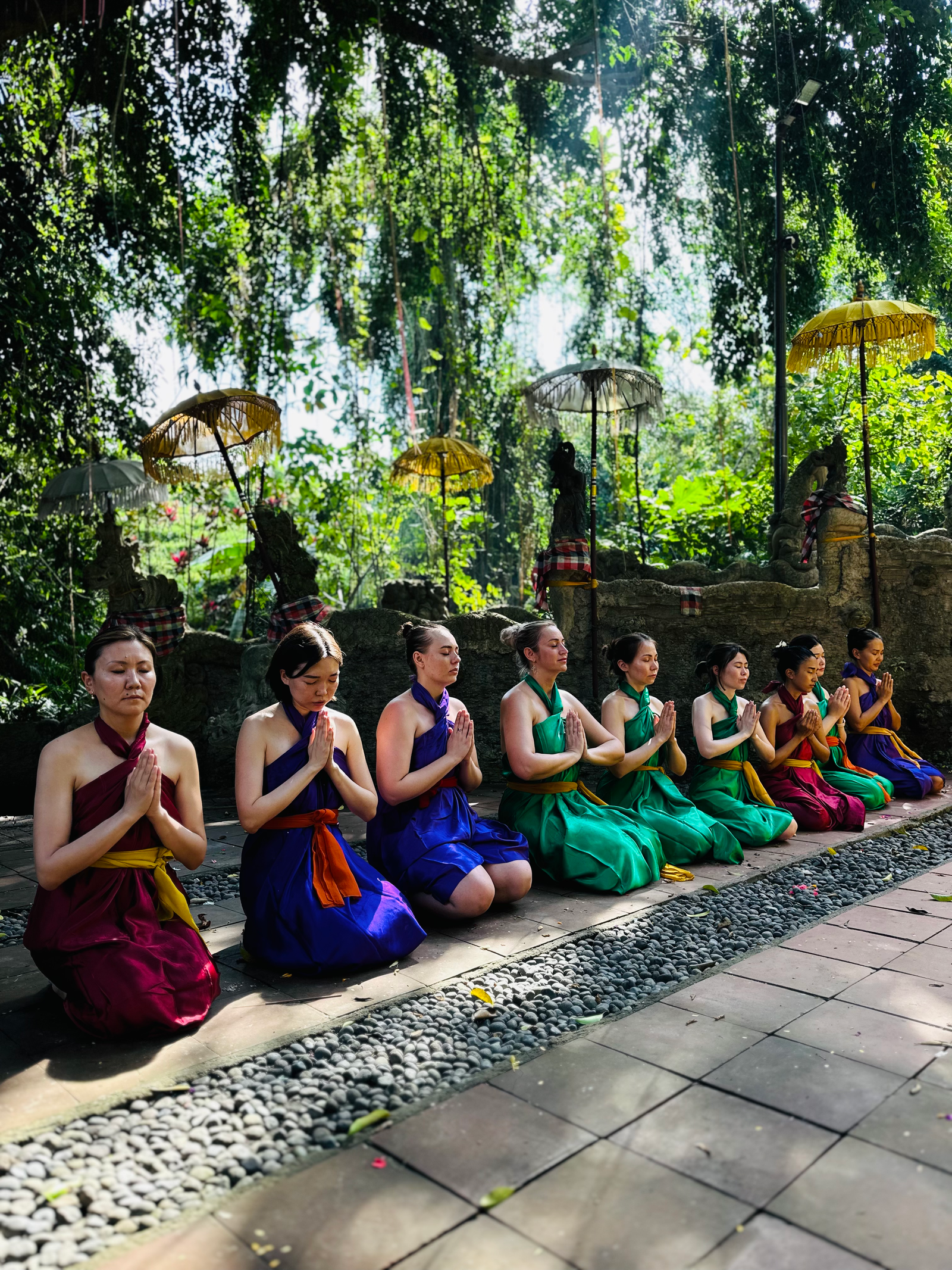 Aventure de groupe à Bali, exploration